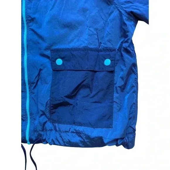 Jordan Essentials Flight Woven Full Zip Nylon Jacket Loose Fit Royal Blue Small - Picture 6 of 14